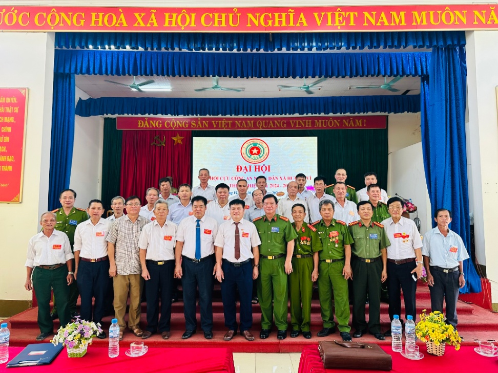 Đại hội thành lập chi hội Cựu công an nhân dân xã Hương Vĩ. Lần thứ nhất nhiệm kỳ 2024-2026